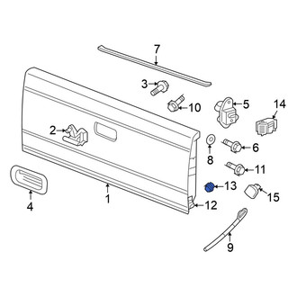 Mitsubishi OE - Rear Tailgate Hinge Bushing