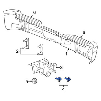 Mitsubishi OE - Bumper Face Bar Bolt