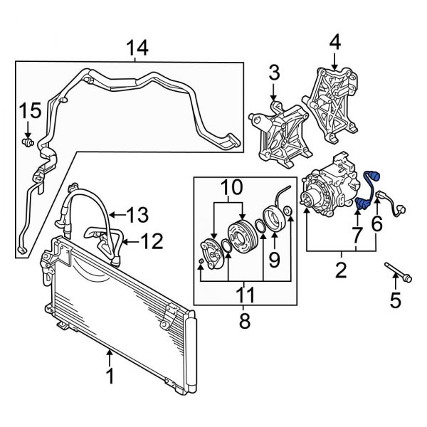 A/C Compressor Temperature Switch