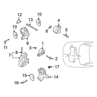 Mitsubishi OE - Steering Wheel Nut
