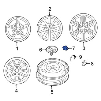 Mitsubishi OE - Wheel Lug Nut