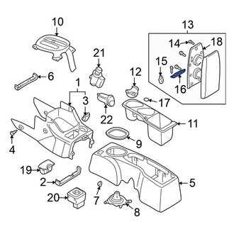 Mitsubishi OE - Center Console Latch