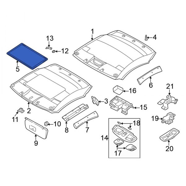 Sunroof Opening Trim