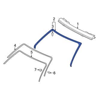 Mitsubishi OE - Windshield Molding