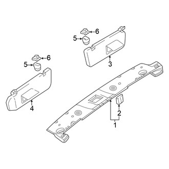 Mitsubishi OE - Roof - Interior Trim (Spyder GS / Spyder GT / Spyder GTS)