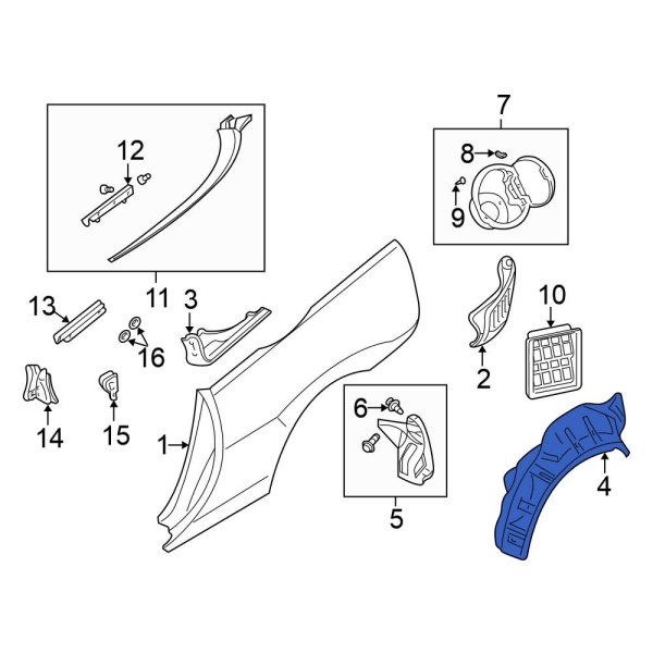 Wheel Housing Side Panel