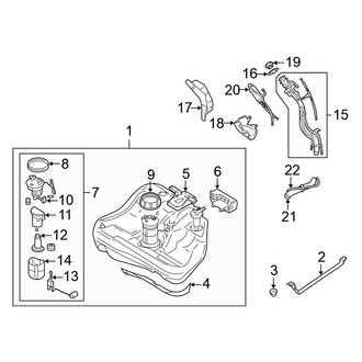 Mitsubishi OE - Fuel System Components