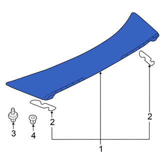 Mitsubishi OE - Rear Spoiler