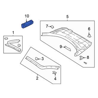 Mitsubishi OE - Rear Liftgate Pull Handle