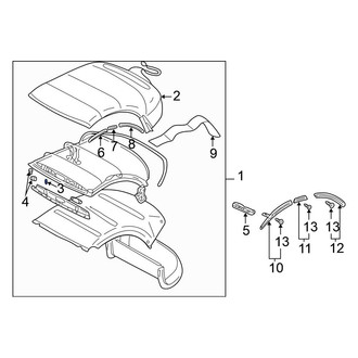 Mitsubishi OE - Convertible Top Motor Alignment Pin