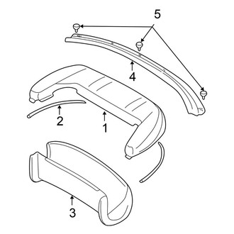 Mitsubishi OE - Convertible/Soft Top - Stowage Compartment (Spyder GS / Spyder GT)