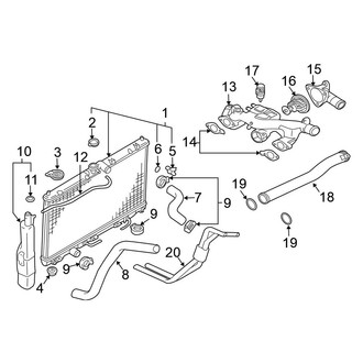 Mitsubishi OE - Cooling - Radiator & Components