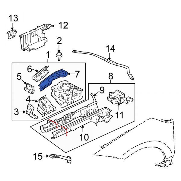 Fender Reinforcement Bar