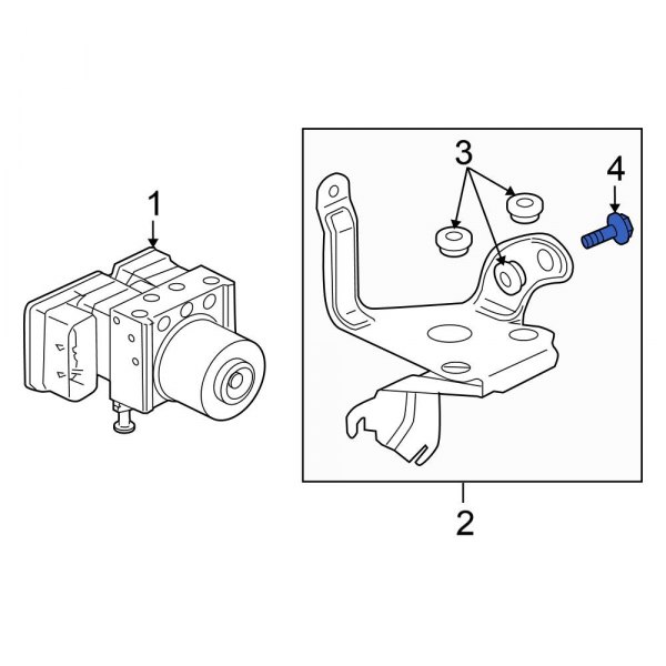 ABS Control Module Bolt