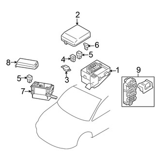 Mitsubishi OE - Electrical - Fuse & Relay (Convertible / Hatchback)
