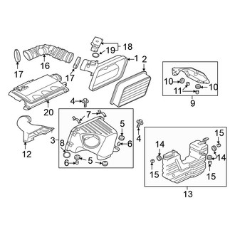 Mitsubishi OE - Engine / Transaxle - Air Intake (2.4L)