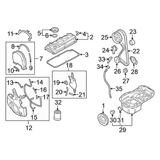 Mitsubishi OE - Engine / Transaxle - Engine Parts (2.4L)