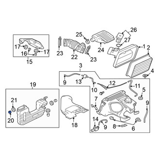 Mitsubishi OE - Air Filter Housing Insulator