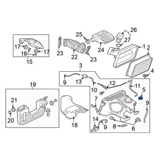 Mitsubishi OE - Air Filter Housing Insulator