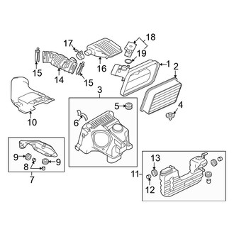 Mitsubishi OE - Engine / Transaxle - Air Intake (Convertible / Hatchback 3.8L)