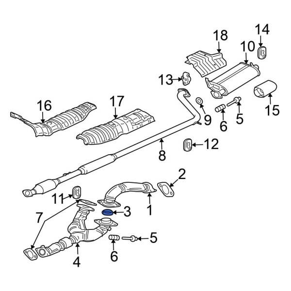 Exhaust Pipe Connector Gasket