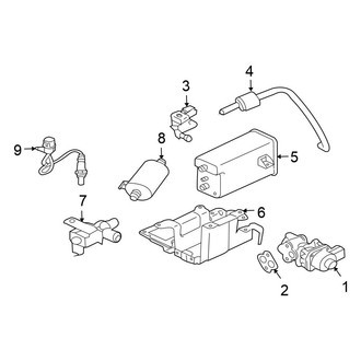 Mitsubishi OE - Emission System - Emission Components (Spyder GS)