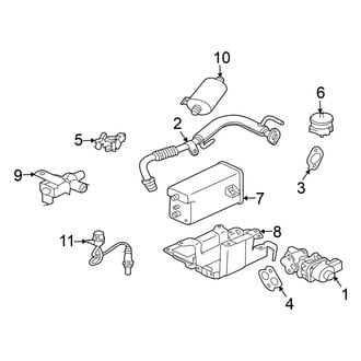 Mitsubishi OE - Emission System - Emission Components