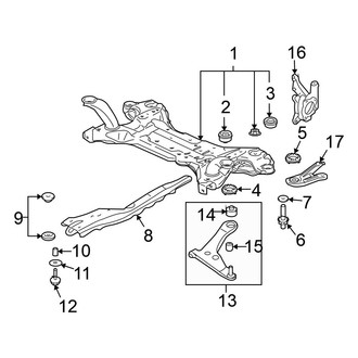 Mitsubishi OE - Front Suspension - Suspension Components (GS)