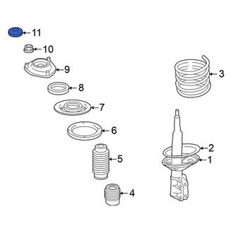 Mitsubishi OE - Rear Suspension Strut Mount Nut