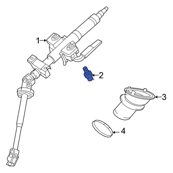 Mitsubishi OE MR235639 Steering Column Bolt
