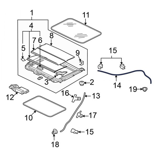 Sunroof Drain Hose