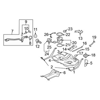 Mitsubishi OE - Fuel System Components (Convertible / Hatchback)