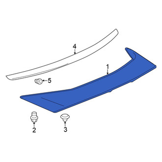 Mitsubishi OE - Rear Spoiler