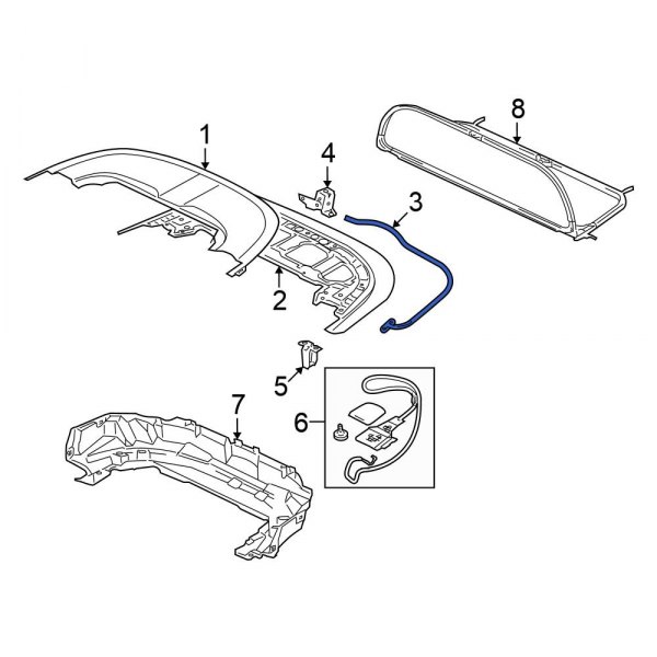 Convertible Top Case Seal