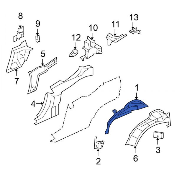 Wheel Housing Side Panel