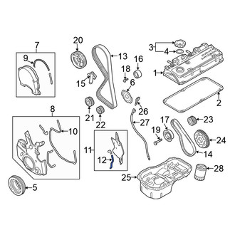 Mitsubishi OE - Upper Engine Timing Cover Gasket