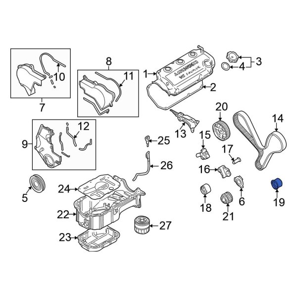 Engine Timing Belt Idler