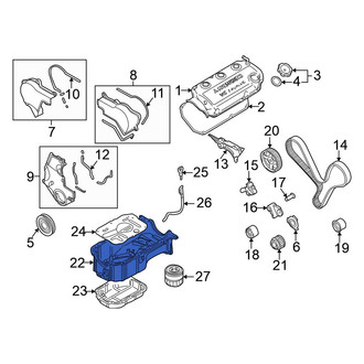 Mitsubishi OE - Upper Engine Oil Pan