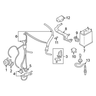 Mitsubishi OE - Emission System - Emission Components (2.4L)