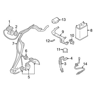 Mitsubishi OE - Emission System - Emission Components (3.0L)