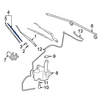 Mitsubishi OE - Left Wiper Blade
