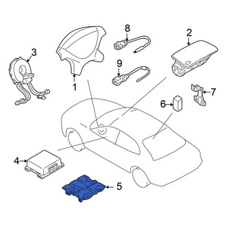 Mitsubishi OE - Air Bag Control Module Bracket