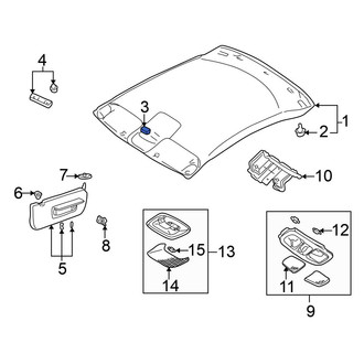 Mitsubishi OE - Headliner Insulator