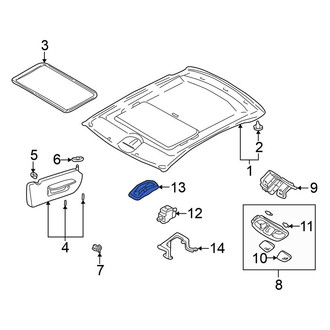 Mitsubishi OE - Sunroof Switch Bracket