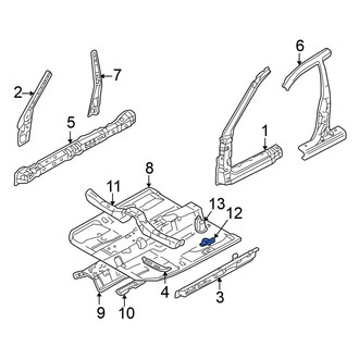 Mitsubishi OE - Left Outer Seat Frame Bracket
