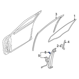 Mitsubishi OE - Window Regulator Clip