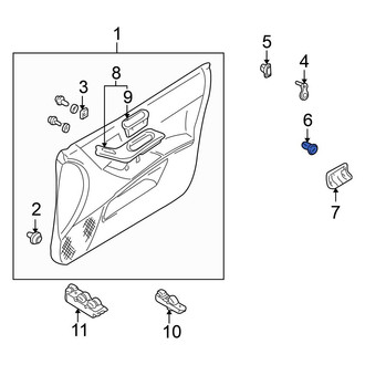 Mitsubishi OE - Door Armrest Clip
