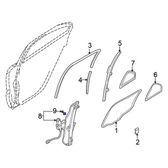 Mitsubishi OE - Window Regulator Clip