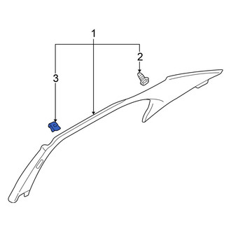 Mitsubishi OE - Quarter Panel Trim Panel Clip
