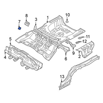 Mitsubishi OE - Seat Frame Bracket